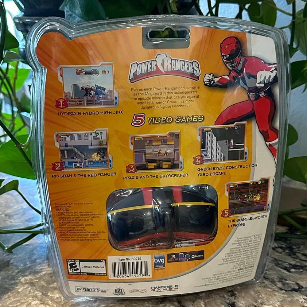 Power Ranger Red Plug & Play TV Console Rare 1st edition video games